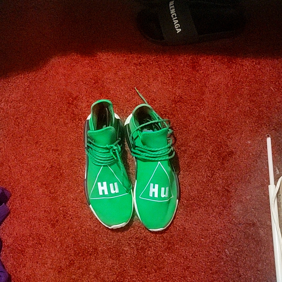 Human Race / Pharrell William Adidas Sneaker Size 10.5 Green